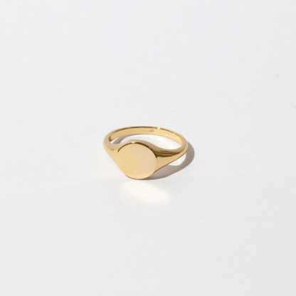 Bague Sceau Minimaliste Moderne pour Femme