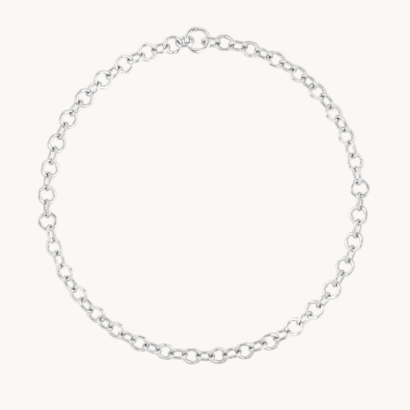 Collier à Maillons Ronds Classique pour Femme